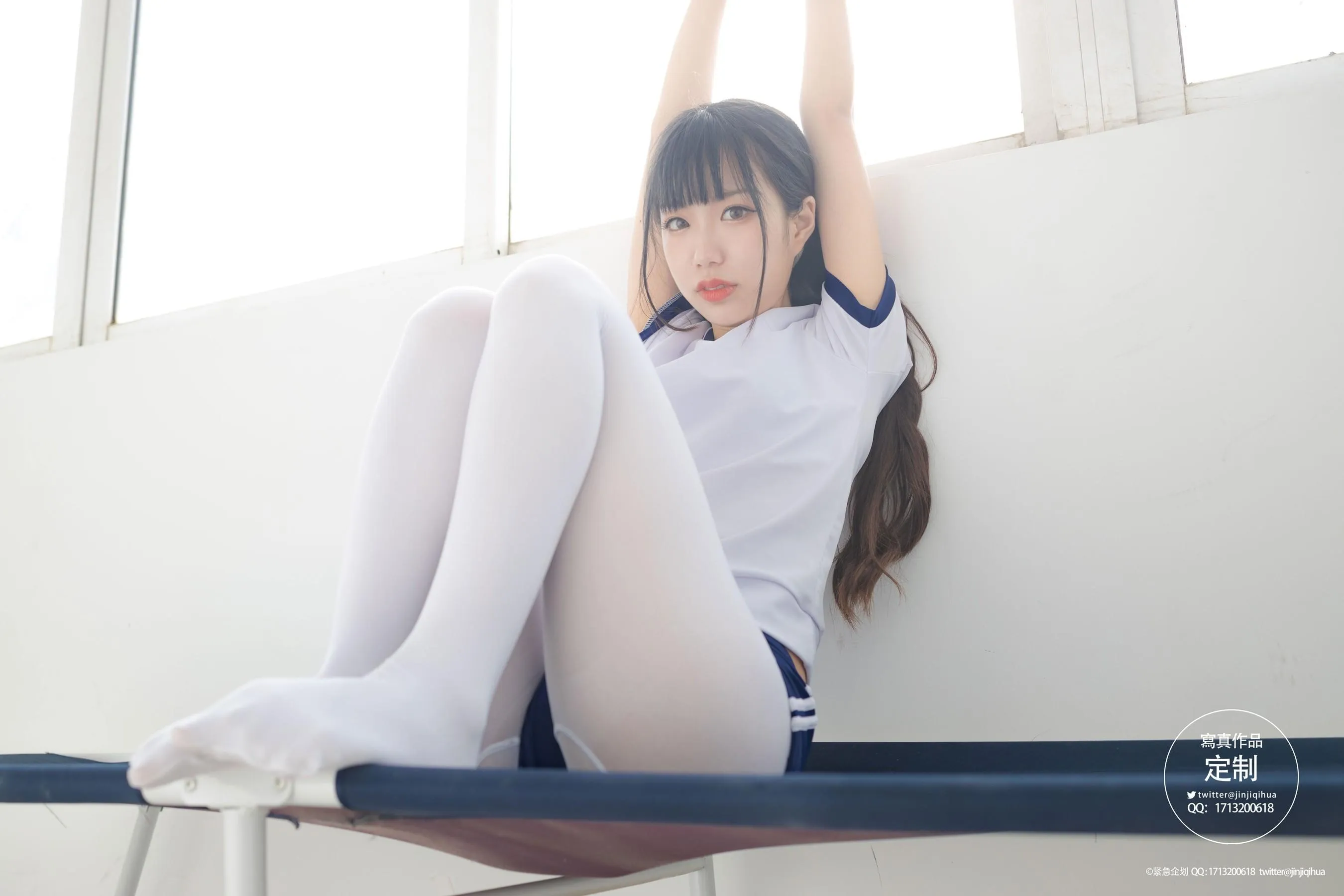 紧急企划 – NO.04 一只喵喵梓 白丝体操服 [70P]插图9